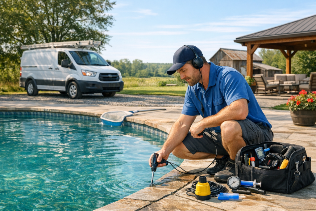Pool Leak Detection & Repair in Haywood, Oklahoma
