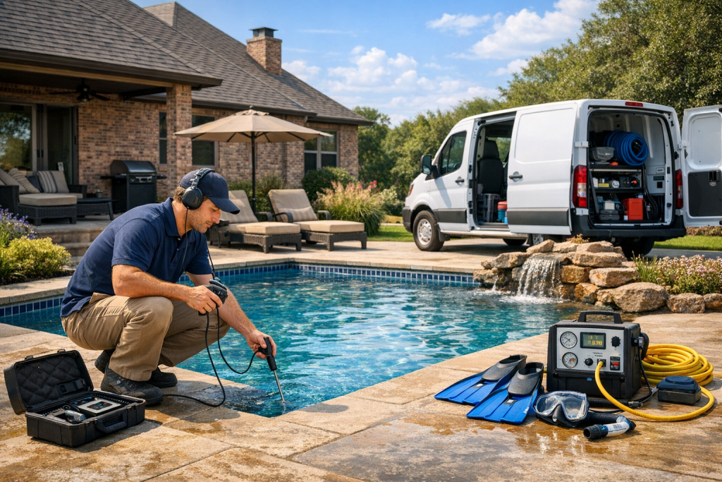 Pool Leak Detection & Repair in Mill Creek, Oklahoma