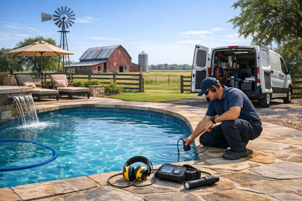 Pool Leak Detection & Repair Restoration Services in Bardwell, Texas
