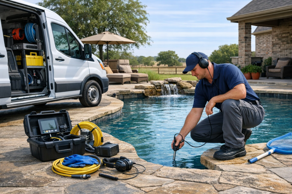 Pool Leak Detection & Repair Restoration Services in Garrett, Texas
