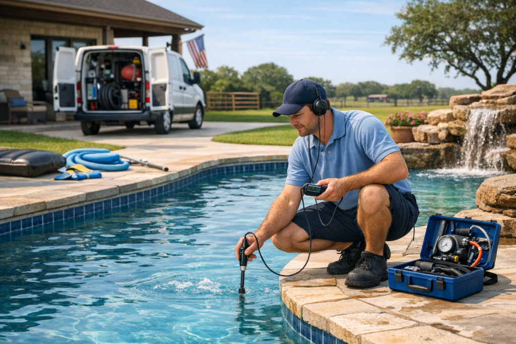 Pool Leak Detection & Repair Restoration Services in Iola, Texas