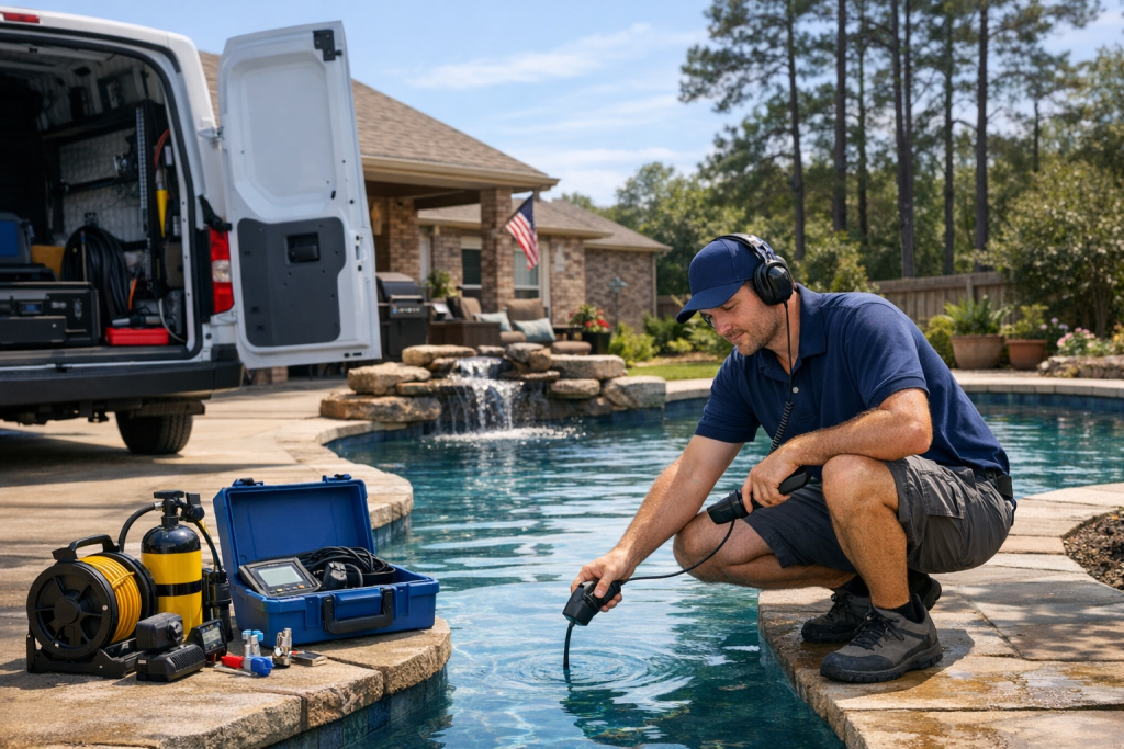 Pool Leak Detection & Repair Restoration Services in Nacogdoches, Texas