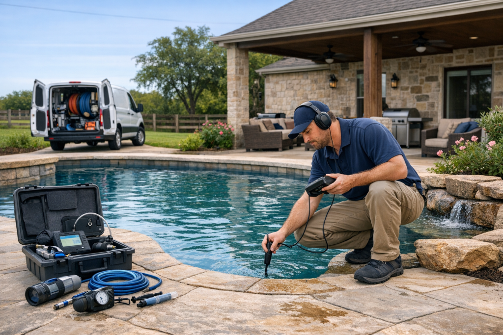 Pool Leak Detection & Repair Restoration Services in Nevada, Texas