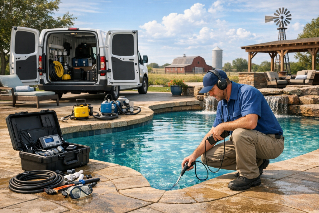 Pool Leak Detection & Repair Restoration Services in Okarche, Oklahoma