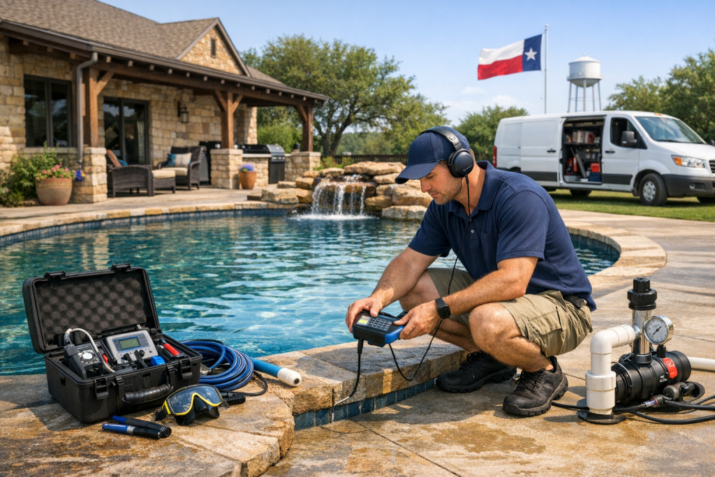Pool Leak Detection & Repair Restoration Services in Olney, Texas