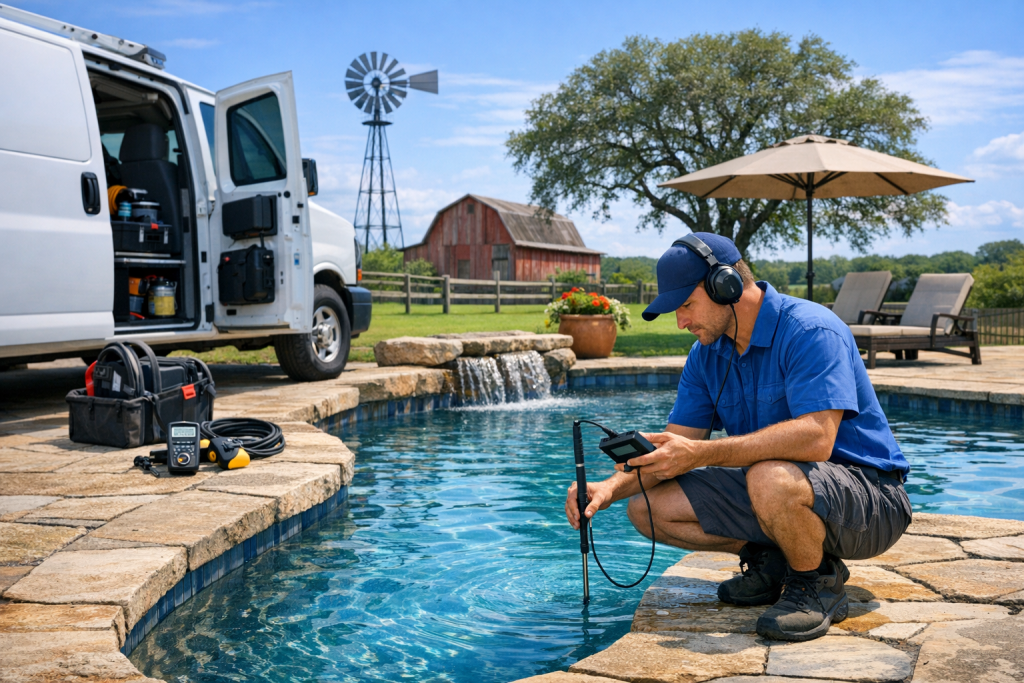Pool Leak Detection & Repair Restoration Services in Reklaw, Texas