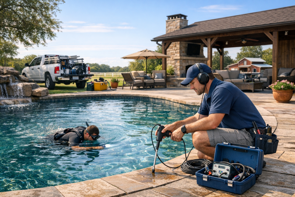 Pool Leak Detection & Repair Restoration Services in Retreat, Texas