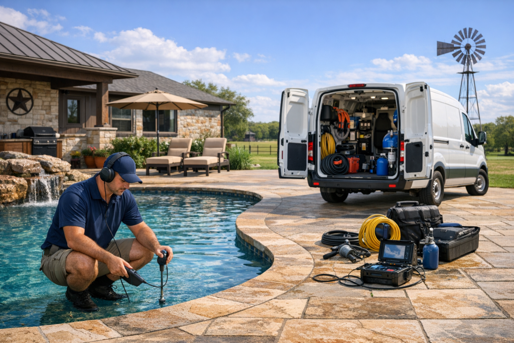 Pool Leak Detection & Repair Restoration Services in Somerville, Texas