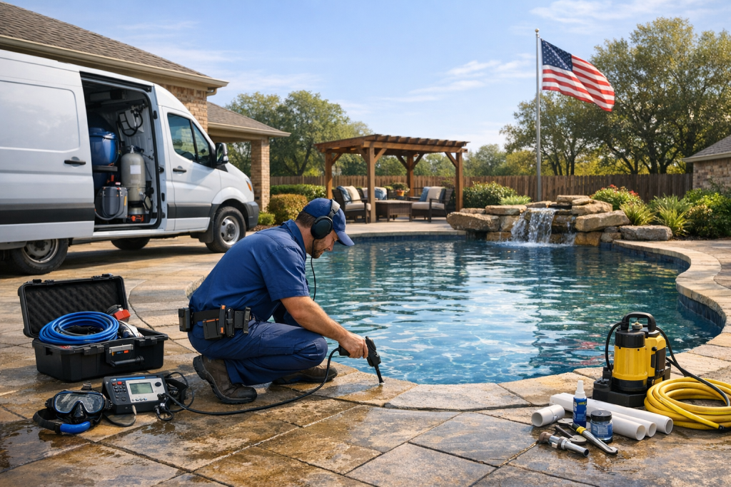 Pool Leak Detection & Repair Restoration Services in Wake Village, Texas