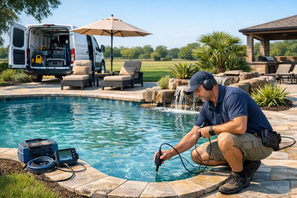 Pool Leak Detection & Repair Restoration Services in Weston, Texas