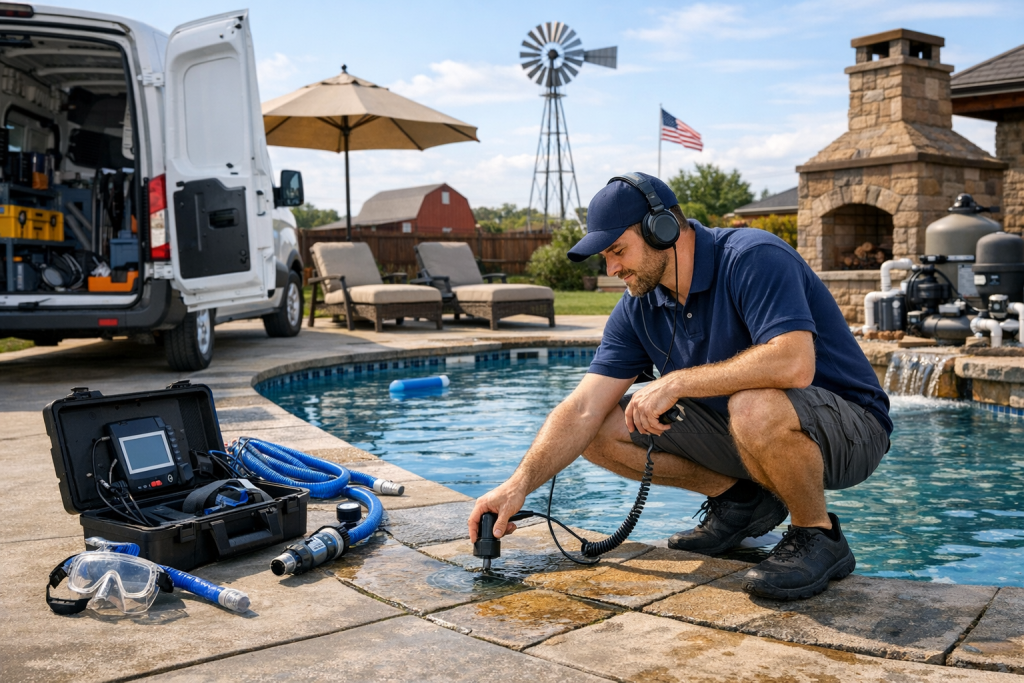 Pool Leak Detection & Repair Restoration Services in Yukon, Oklahoma