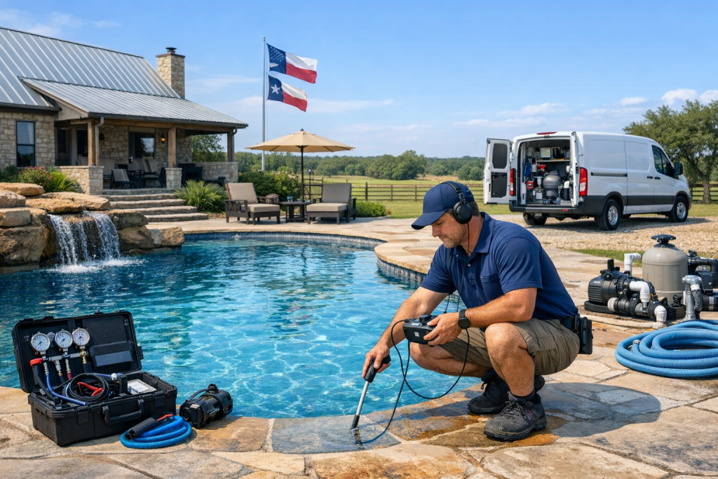 Pool Leak Detection & Repair Services in Tira, Texas