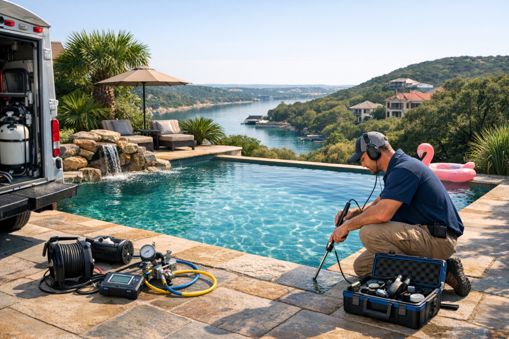 Pool Leak Detection & Repair Services in Volente, Texas