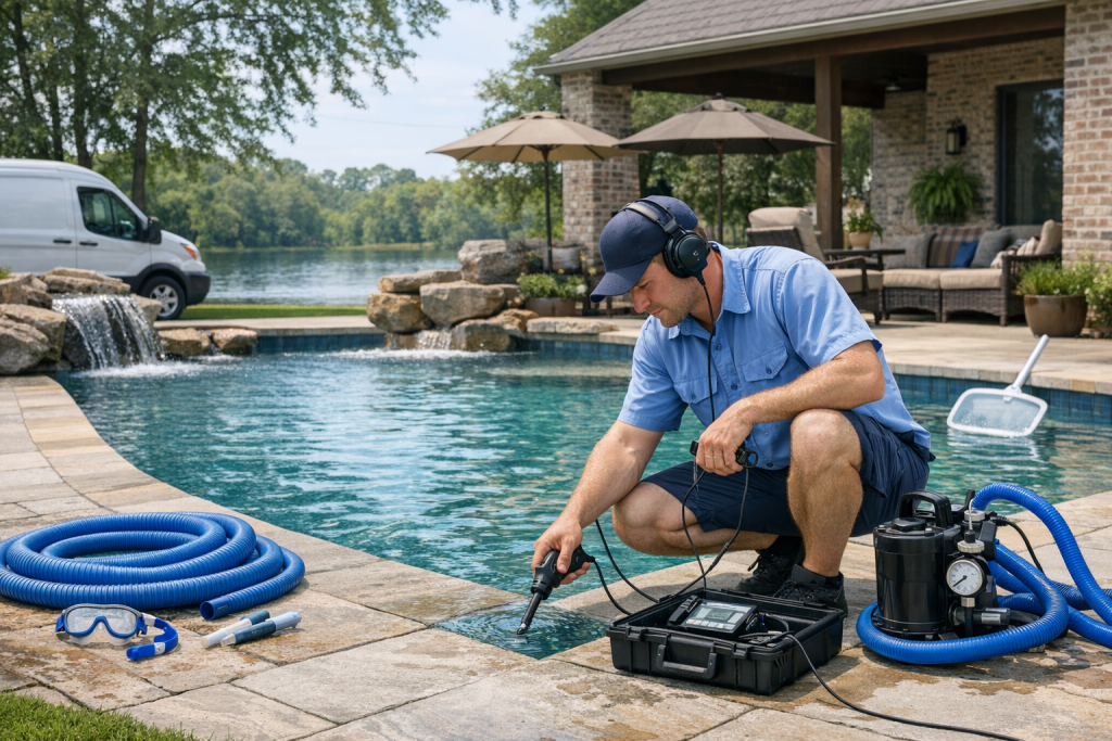 Pool Leak Detection & Repair Services Near Mooringsport, Louisiana