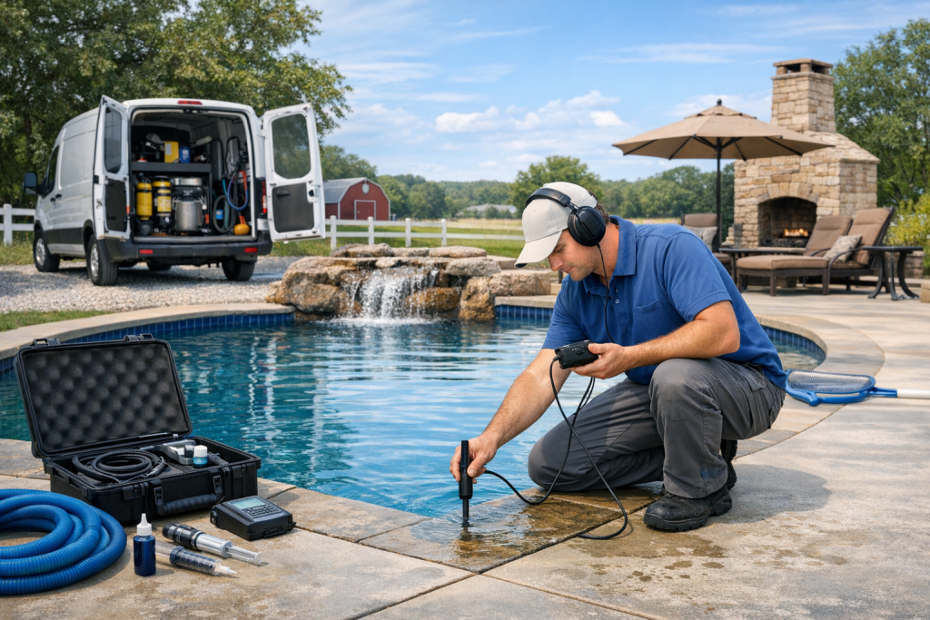 Pool Leak Detection & Repair Services Near Whitefield, Oklahoma