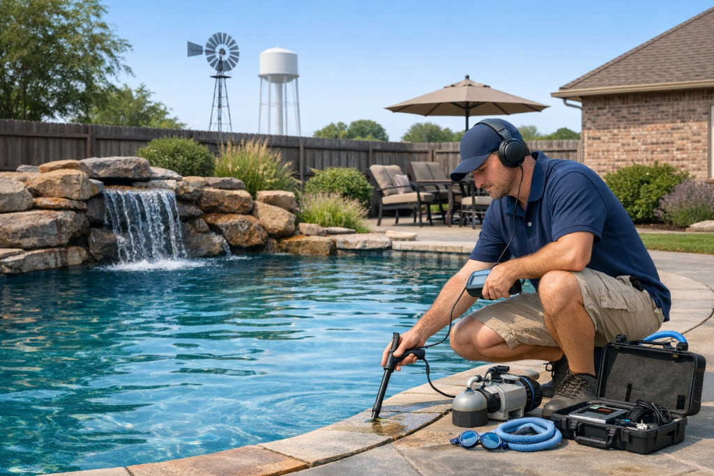 Pool Leak Detection & Repair Specialists in Clinton, Oklahoma
