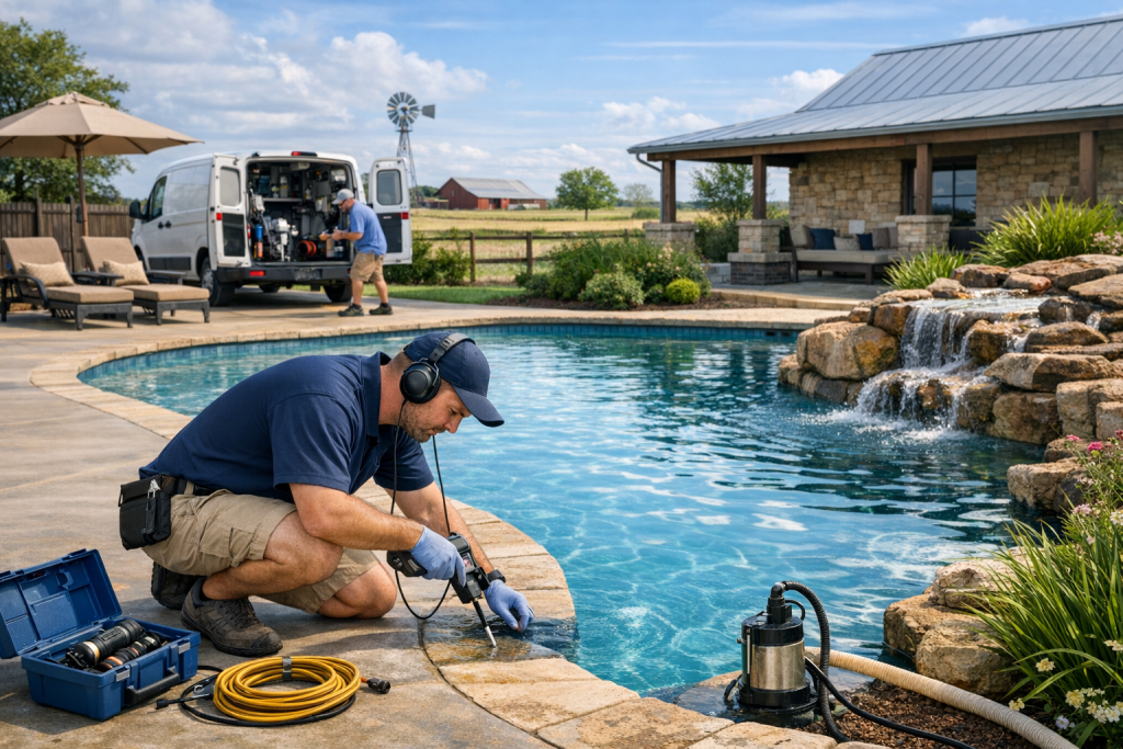 Pool Leak Detection & Repair Specialists in Leonard, Texas