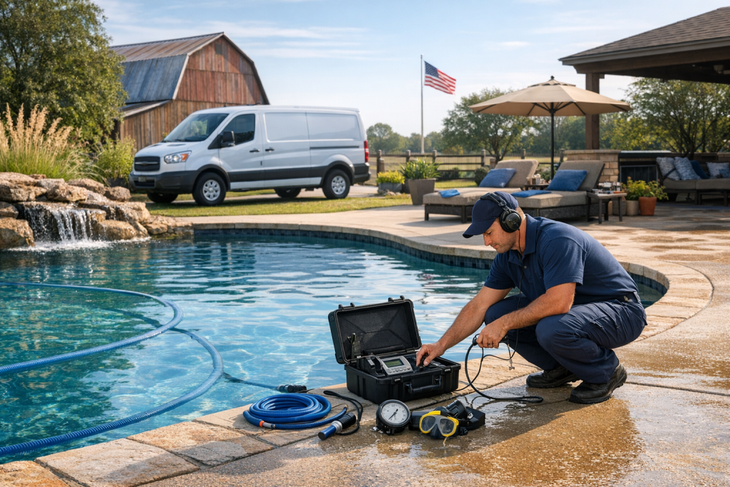 Pool Leak Detection & Repair Specialists in McBride, Oklahoma