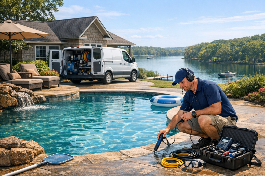 Pool Leak Detection & Repair Specialists in Twin Lakes, Oklahoma
