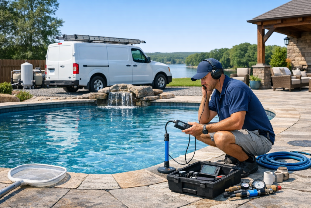 Pool Leak Detection & Repair Throughout Blue, Oklahoma