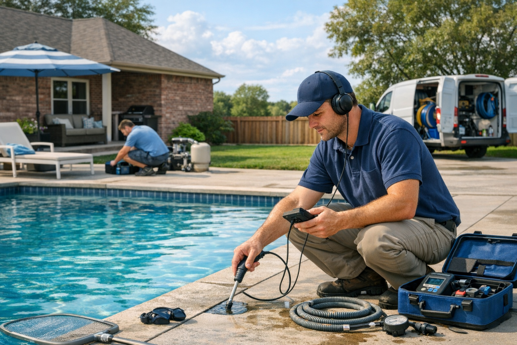 Pool Leak Detection & Repair Throughout Carney, Oklahoma