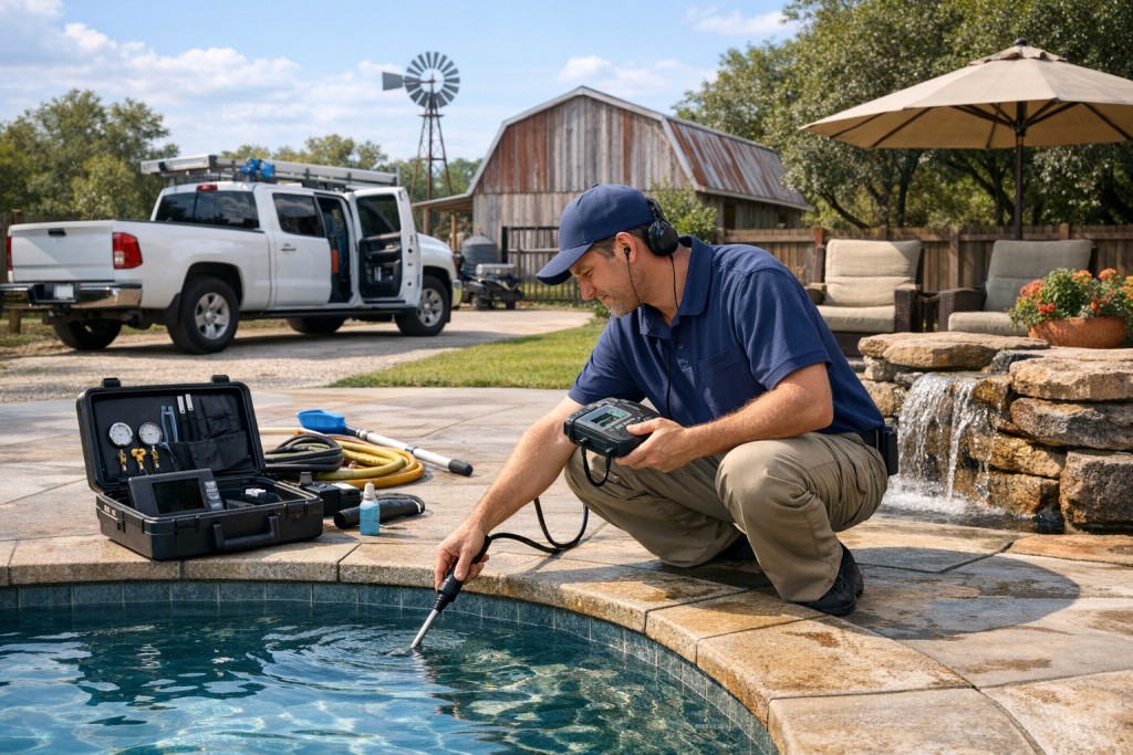 Pool Leak Detection & Repair Throughout Hennepin, Oklahoma