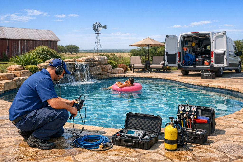Pool Leak Detection & Repair Throughout McCaulley, Texas