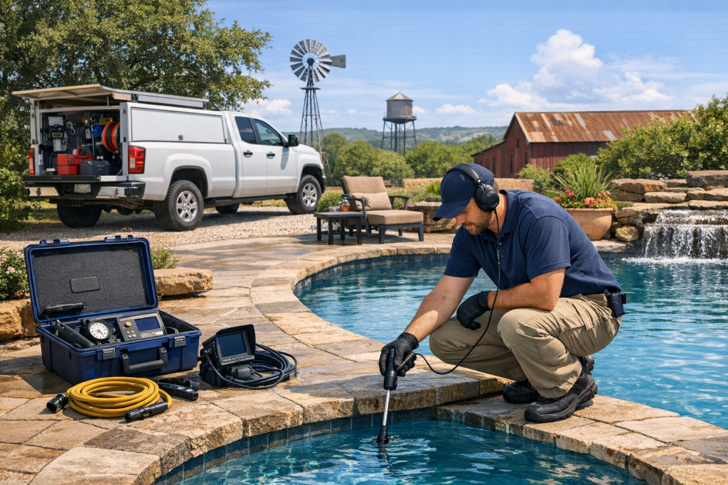 Premier Pool Leak Detection & Repair Services in Cisco, Texas