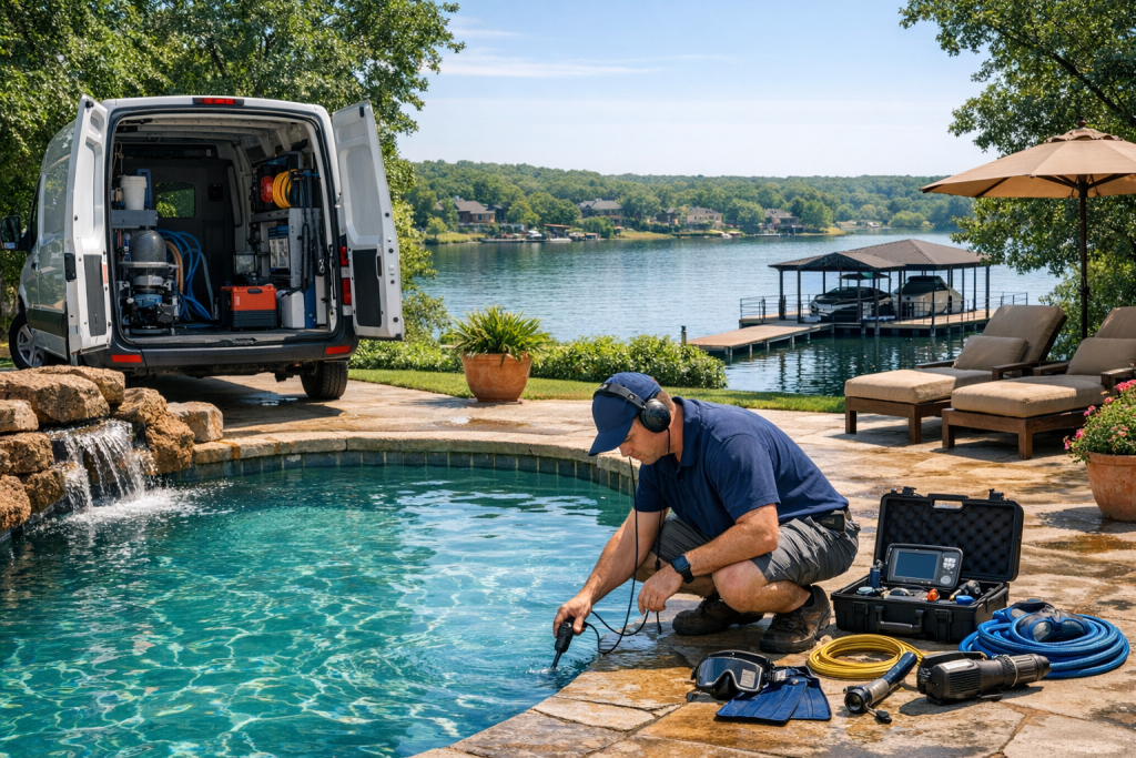 Premier Pool Leak Detection & Repair Services in Lakeside Village, Oklahoma
