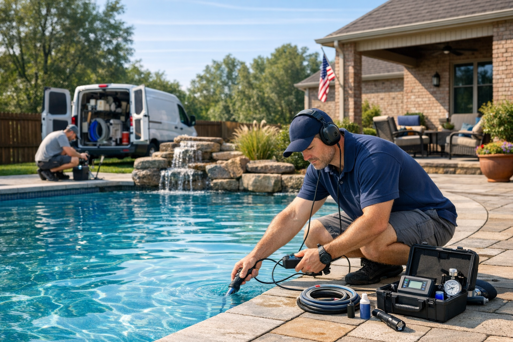 Professional Pool Leak Detection & Repair in Benton, Louisiana