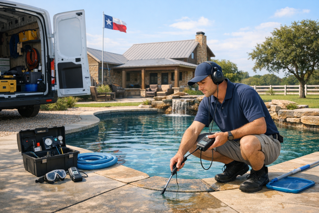 Professional Pool Leak Detection & Repair in Edgewood, Texas