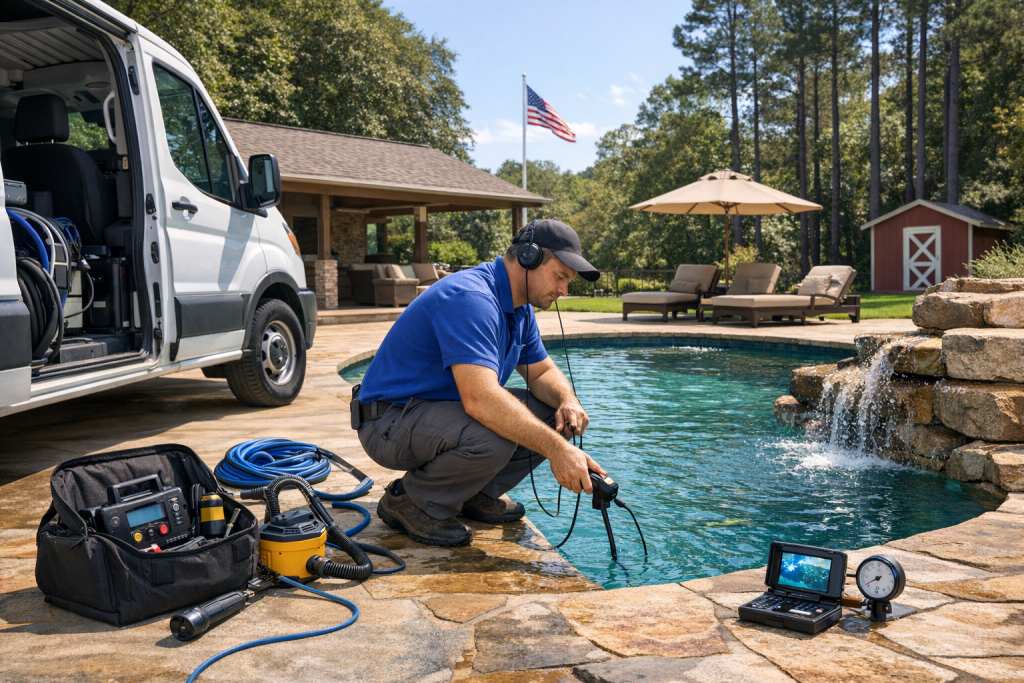 Professional Pool Leak Detection & Repair in Huntington, Texas