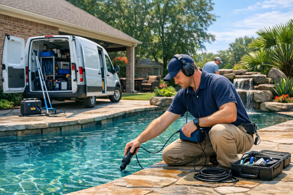 Professional Pool Leak Detection & Repair in Van, Texas