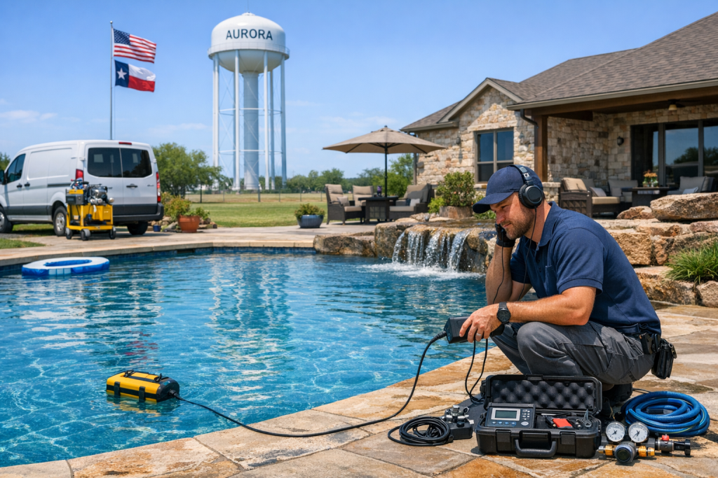Professional Solutions for Pool Leak Detection & Repair in Aurora, Texas