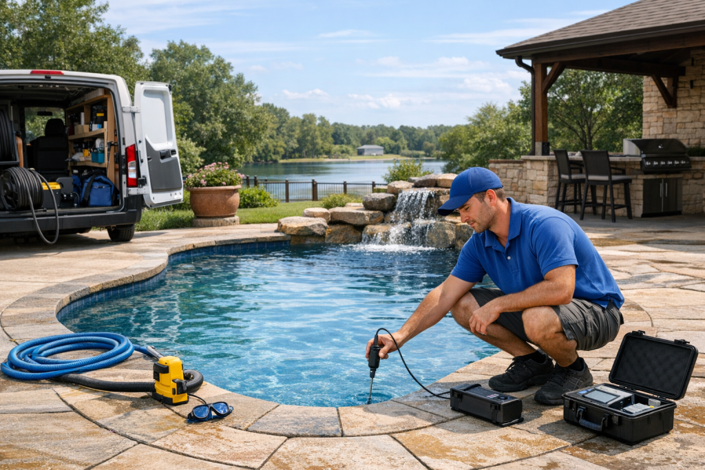 Professional Solutions for Pool Leak Detection & Repair in Hoffman, Oklahoma