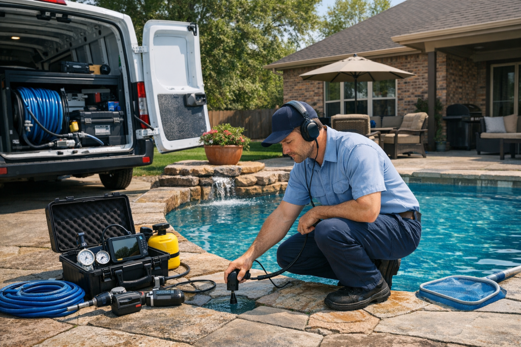 Professional Solutions for Pool Leak Detection & Repair in Valley Brook, Oklahoma