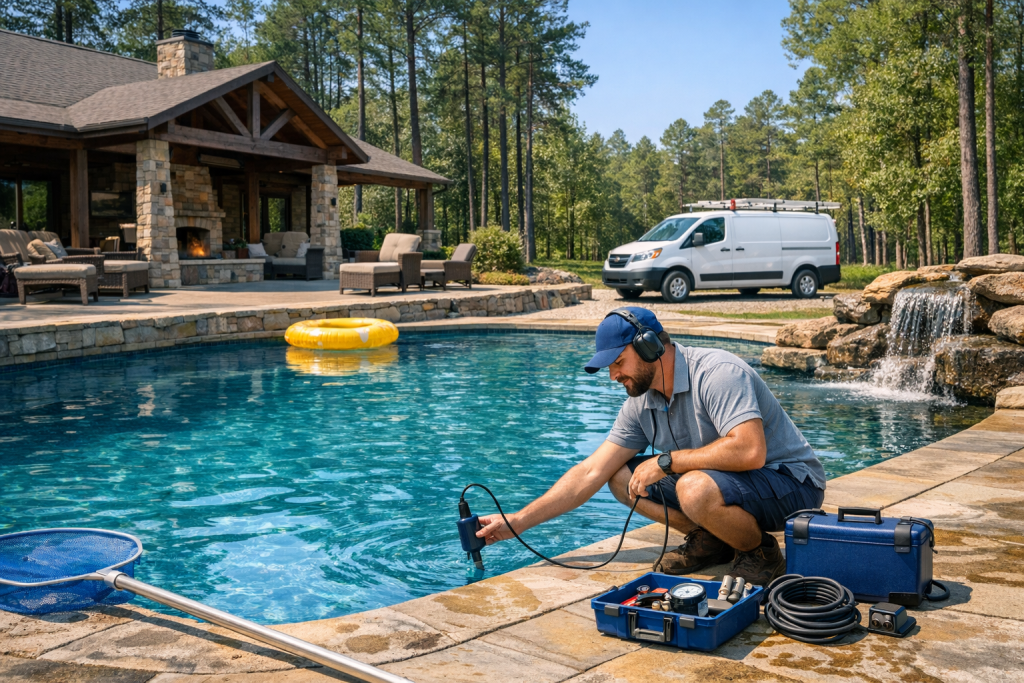 Proven Results for Pool Leak Detection & Repair in Broken Bow, Oklahoma