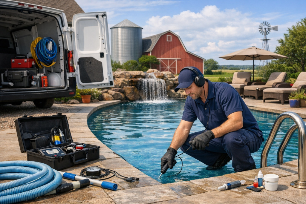 Proven Results for Pool Leak Detection & Repair in Dover, Oklahoma