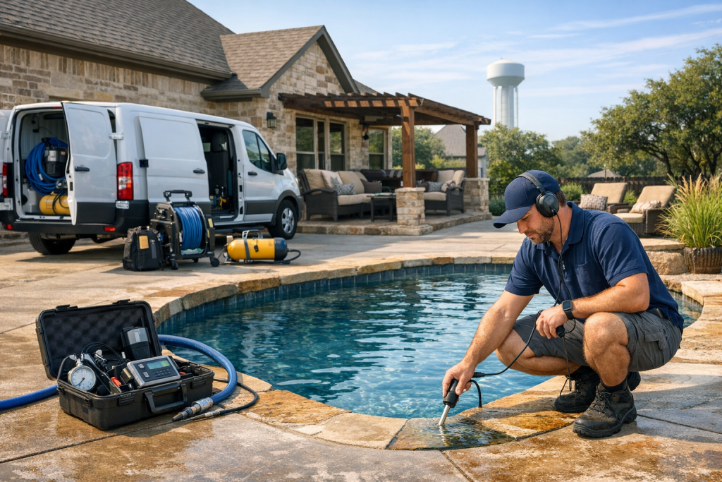 Proven Results for Pool Leak Detection & Repair in Robinson, Texas