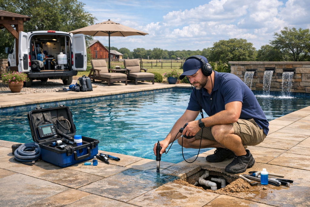 Quality Pool Leak Detection & Repair Services in Ben Wheeler, Texas