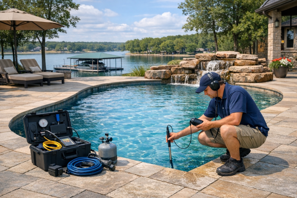 Quality Pool Leak Detection & Repair Services in Canadian Shores, Oklahoma