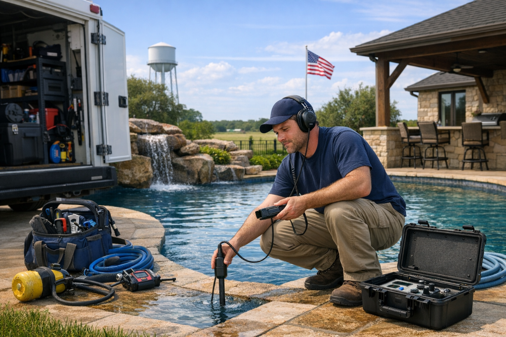 Quality Pool Leak Detection & Repair Services in Normangee, Texas
