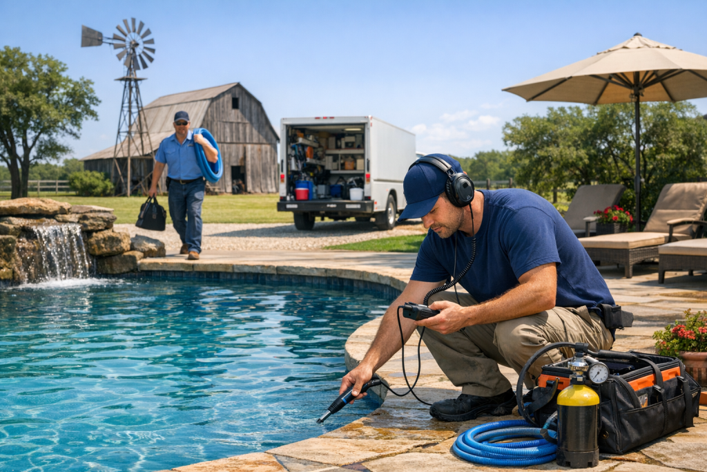 Quality Solutions for Pool Leak Detection & Repair in Alvord, Texas