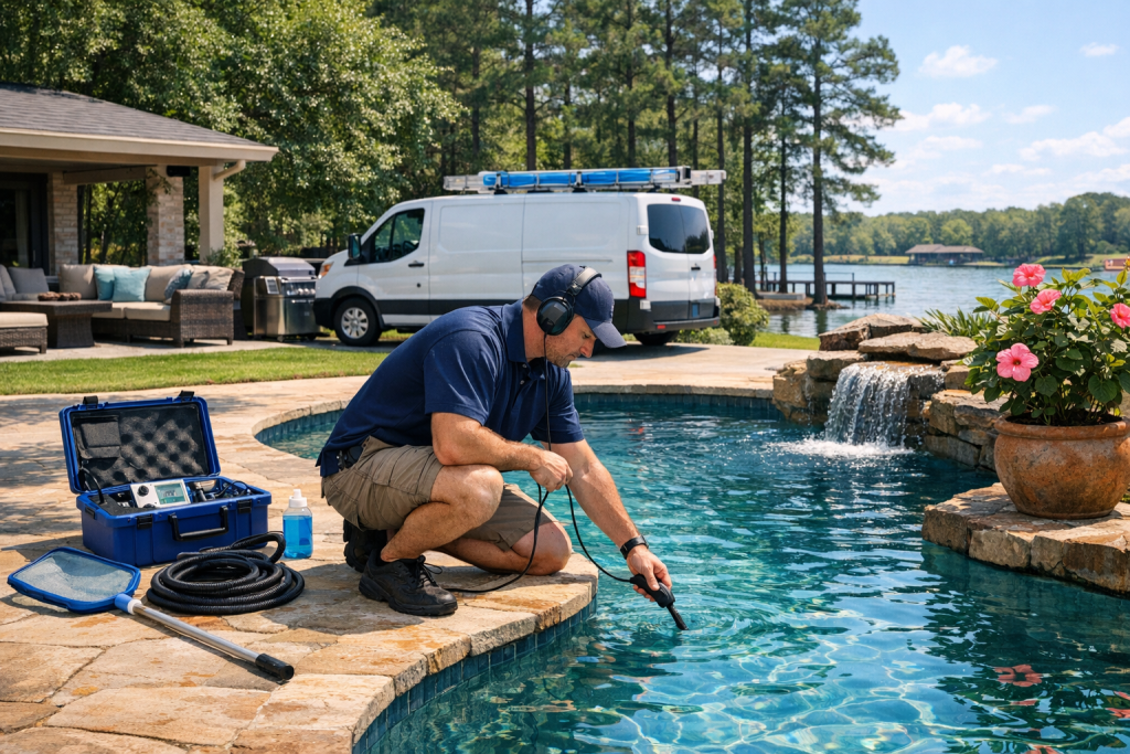 Serving Richland, Texas with Pool Leak Detection & Repair