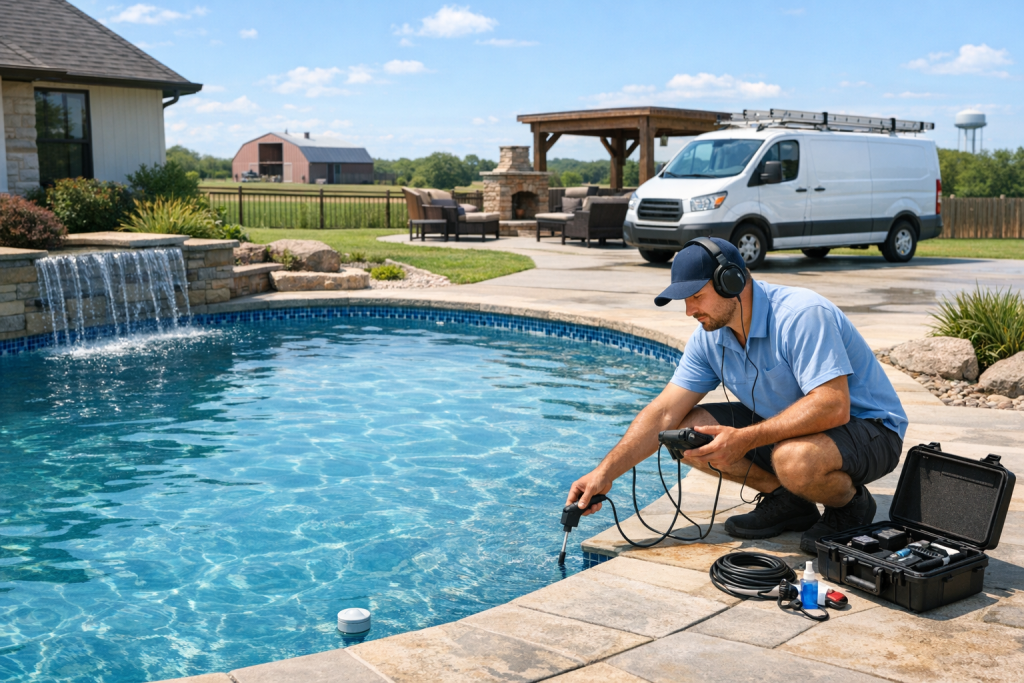 Serving Winchester, Oklahoma with Pool Leak Detection & Repair