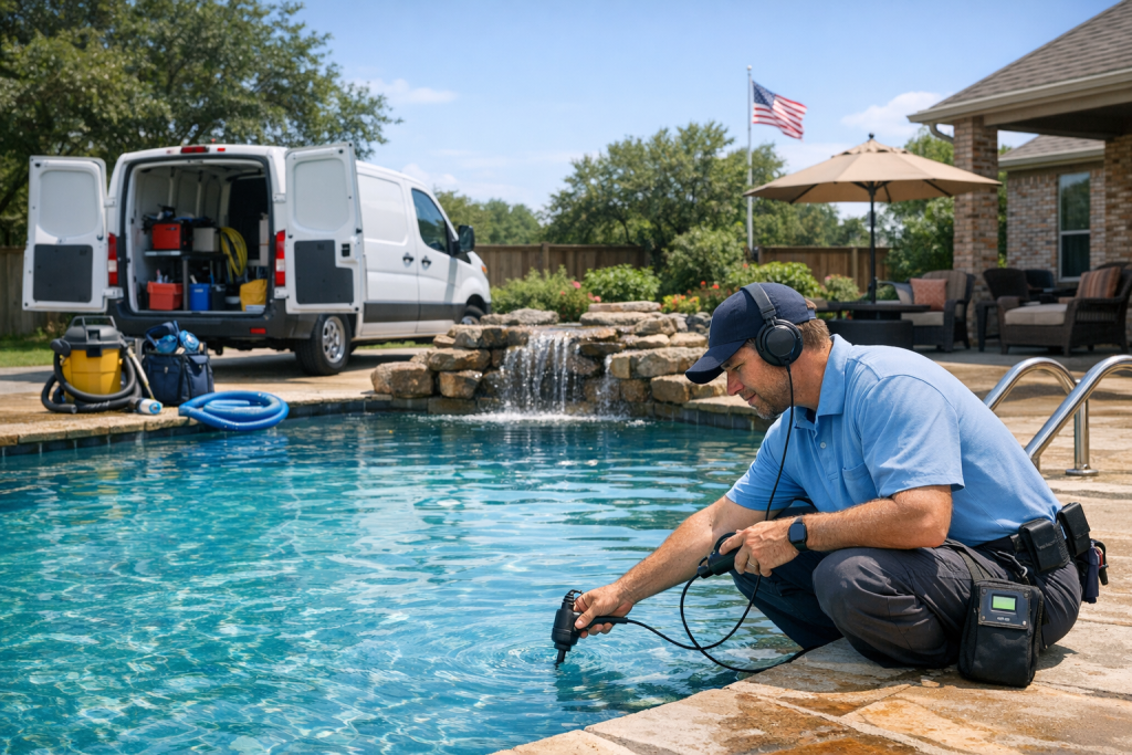 The Name to Trust for Pool Leak Detection & Repair in Bogata, Texas
