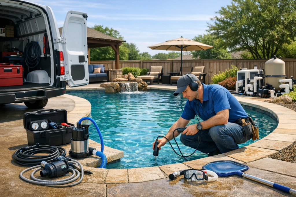 The Name to Trust for Pool Leak Detection & Repair in Bryant, Oklahoma
