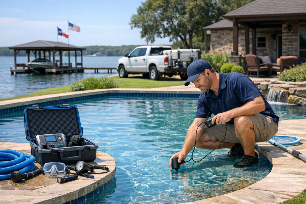 The Name to Trust for Pool Leak Detection & Repair in Frankston, Texas