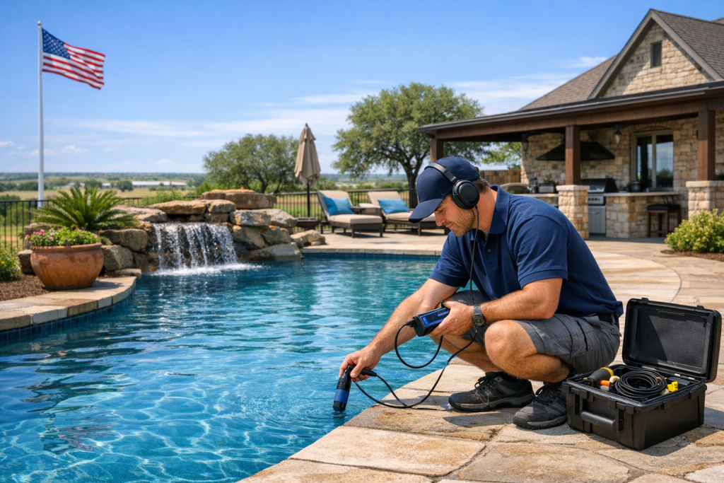 The Name to Trust for Pool Leak Detection & Repair in Hudson Oaks, Texas