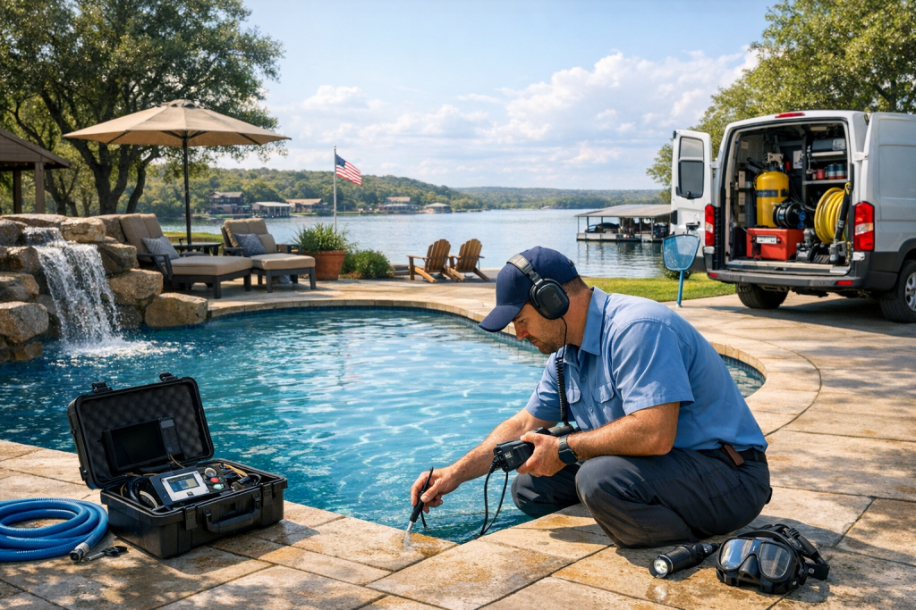 The Name to Trust for Pool Leak Detection & Repair in Lake Brownwood, Texas